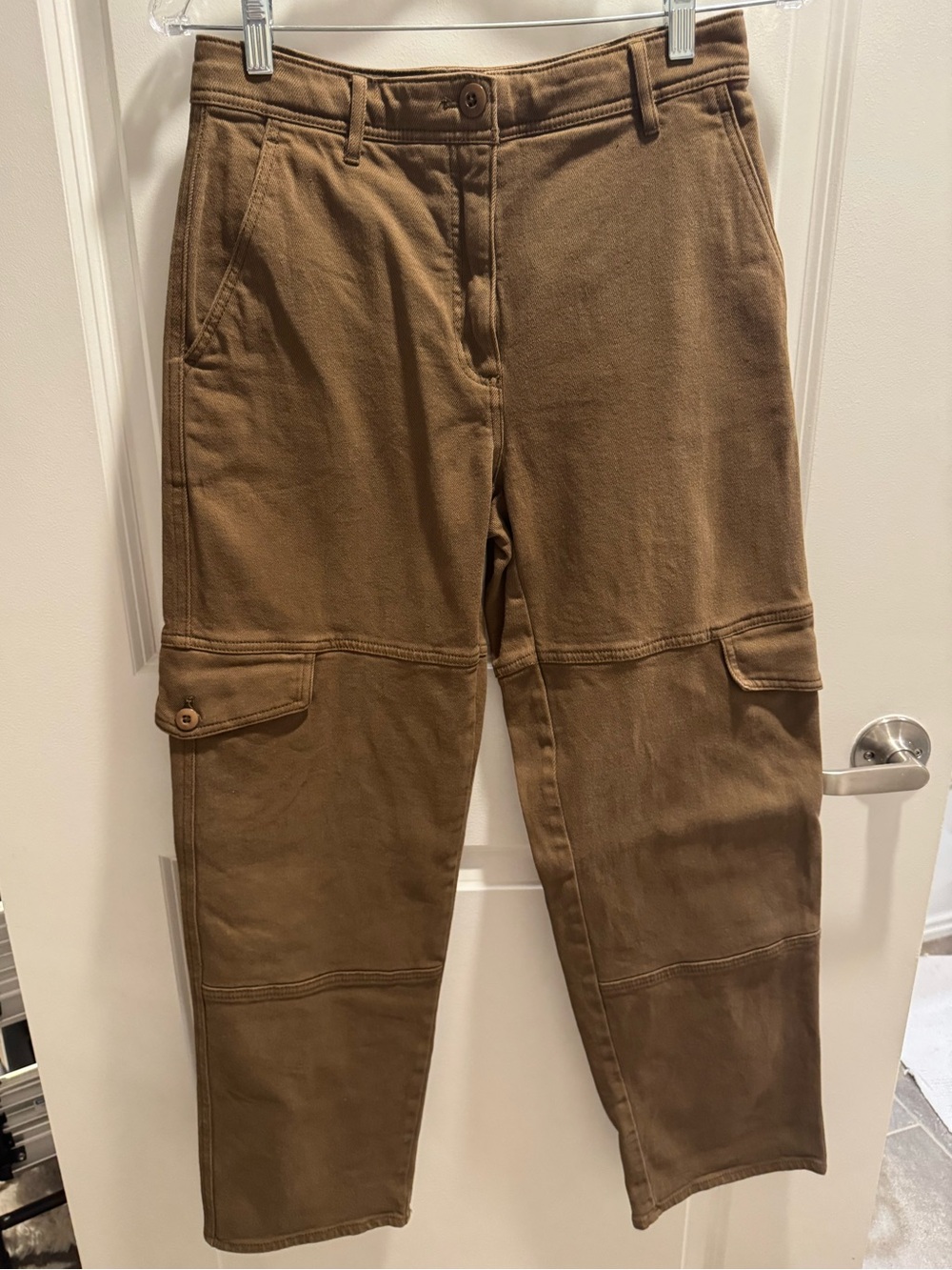 Aritzia Wilfred Free Meave Cargo Pants with Button Flap Pocket - Picture 6 of 7